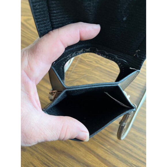 Crossbody bag with tassels and clear cell phone pouch - Picture 4 of 10